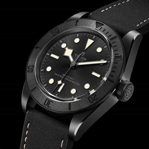 tudor nero|tudor black bay.